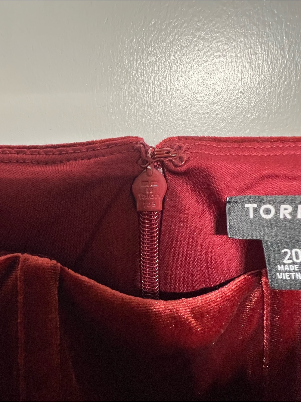 Torrid Faux Corset Velvet Autumn Wedding Guest Dress- Size 20 - Picture 4 of 8
